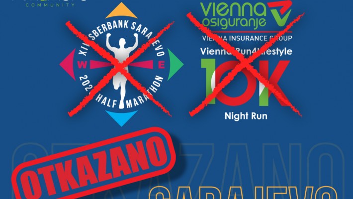 Otkazan Sarajevo Sberbank polumaraton i sve utrke u organizaciji Udruženja  Marathon Sarajevo u 2020. godini