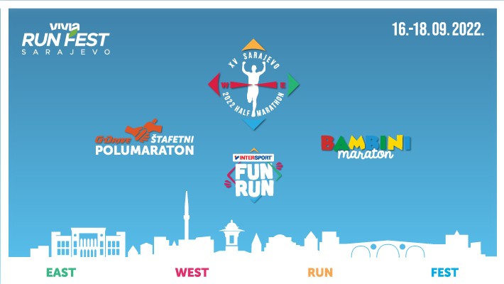 Sve je spremno za trkački spektakl! Vivia RunFest Sarajevo 2022.
