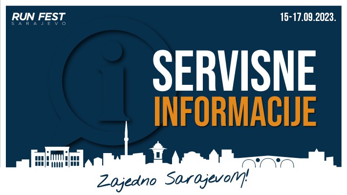 Servisne informacije - RunFest 2023